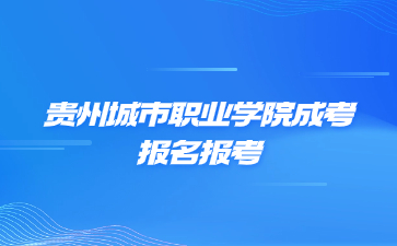 贵州城市职业学院成考报名报考层次是什么意思?