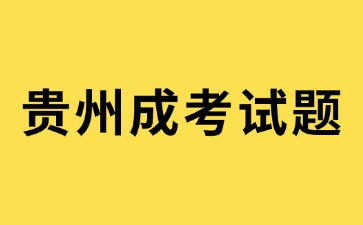 2024年贵州成考高起点《语文》模拟试题(10)